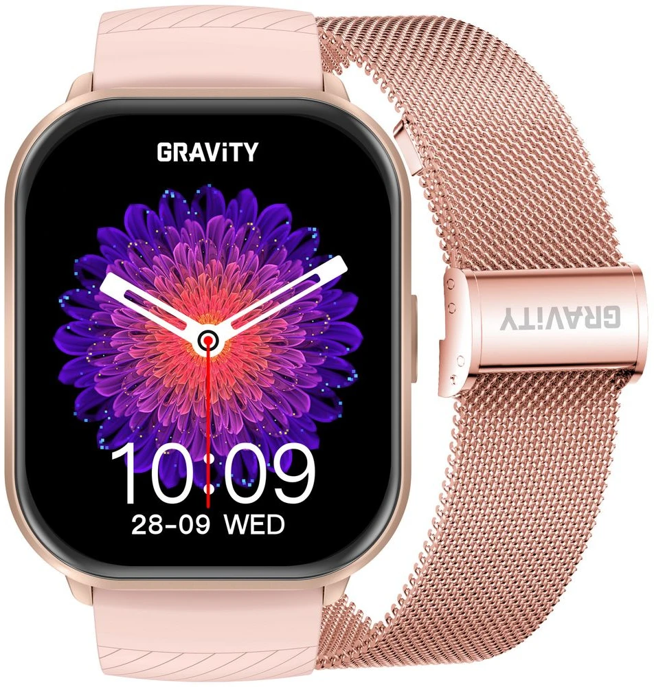 Išmanusis laikrodis DAMSKI GRAVITY GT43-1 - DODATKOWY PASEK (sg054a)