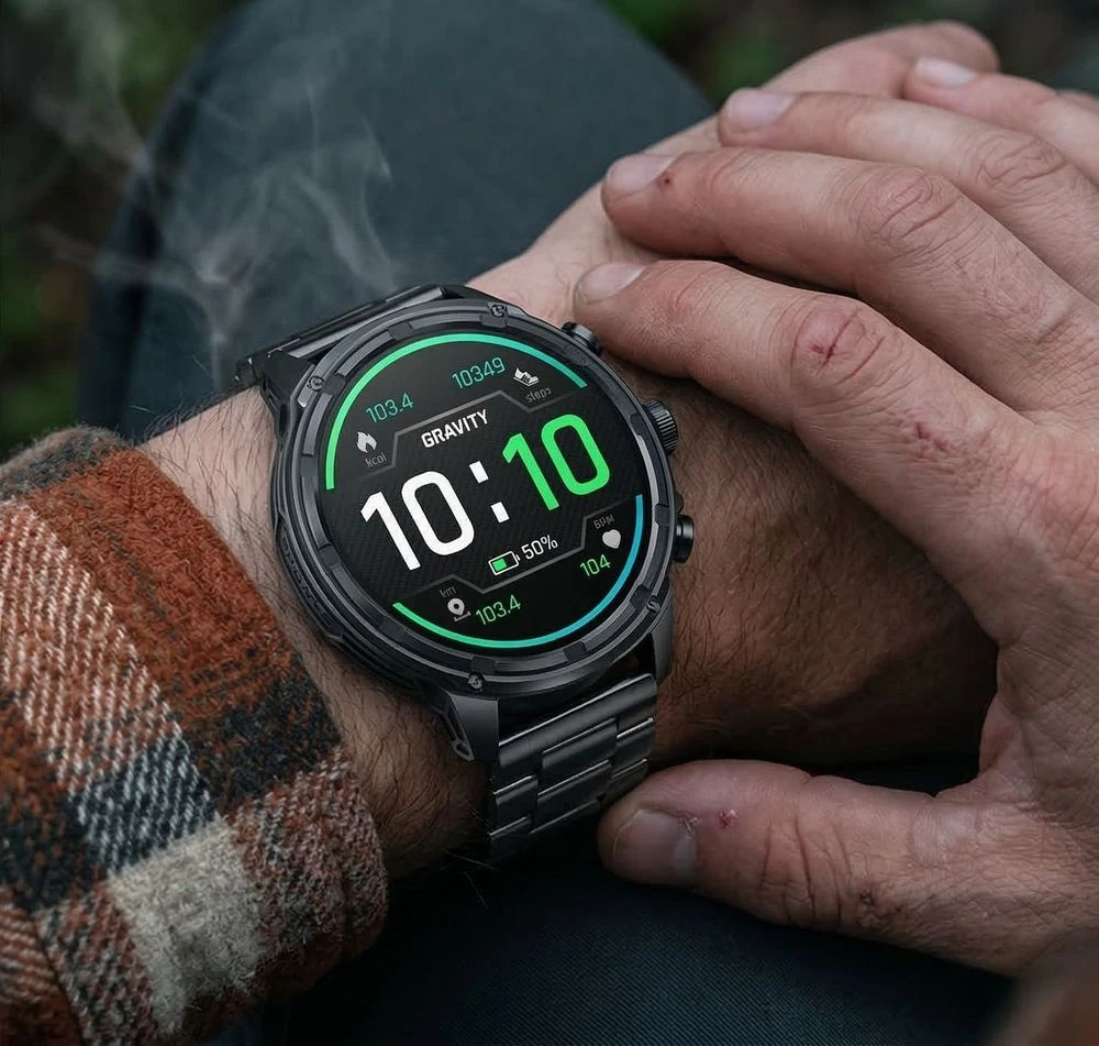 Išmanusis laikrodis MĘSKI GRAVITY GT41-2 - BLUETOOTH CALL, DODATKOWA BRANSOLETA (sg053b)