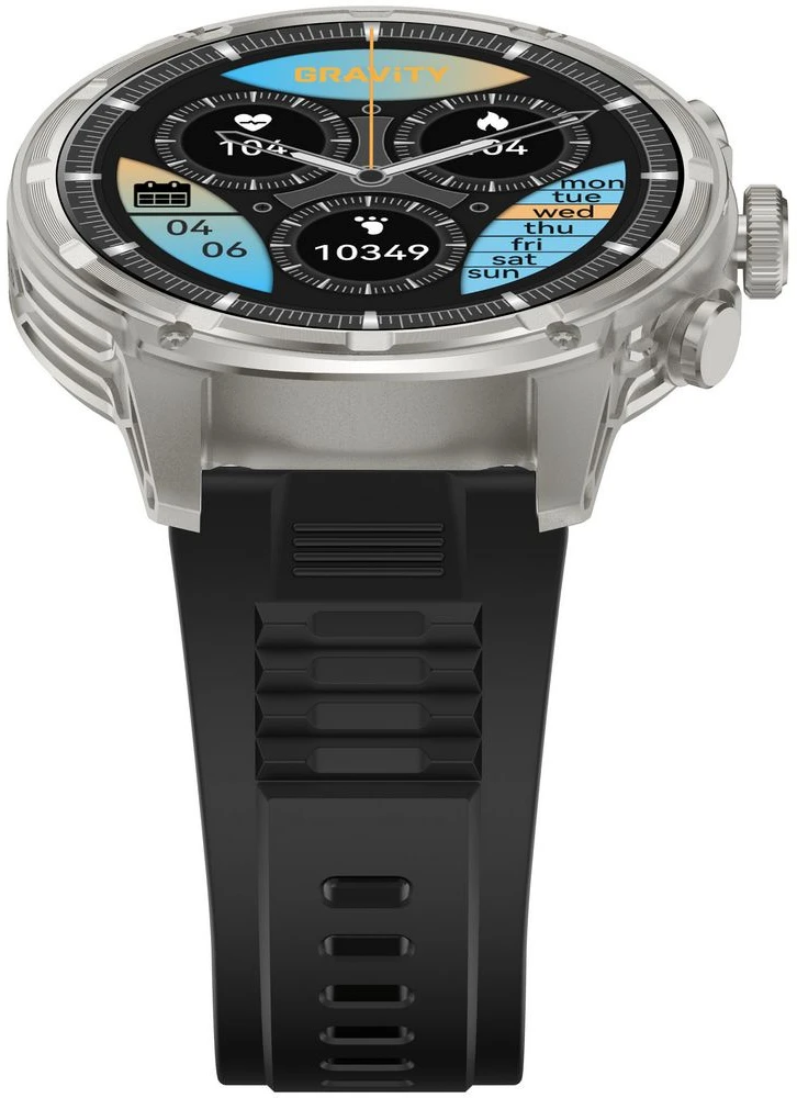 Išmanusis laikrodis MĘSKI GRAVITY GT41-3 - BLUETOOTH CALL, DODATKOWA BRANSOLETA (sg053c)