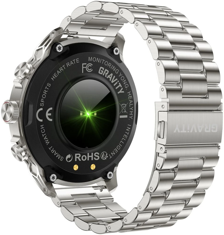 Išmanusis laikrodis MĘSKI GRAVITY GT41-3 - BLUETOOTH CALL, DODATKOWA BRANSOLETA (sg053c)