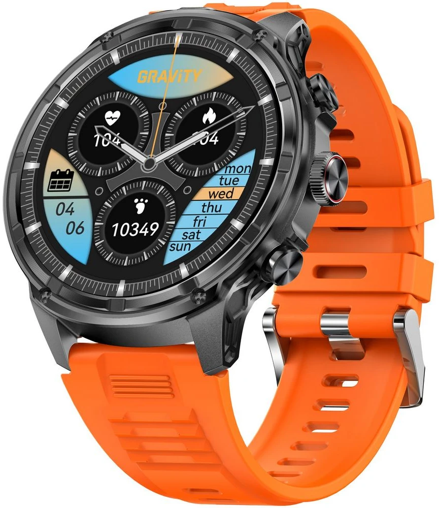Išmanusis laikrodis MĘSKI GRAVITY GT41-4 - BLUETOOTH CALL, DODATKOWA BRANSOLETA (sg053d)