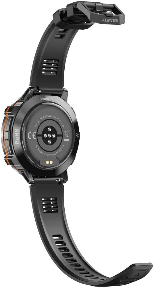 Išmanusis laikrodis MĘSKI GRAVITY GT42-1 - AMOLED, DODATKOWA BRANSOLETA (sg056a)