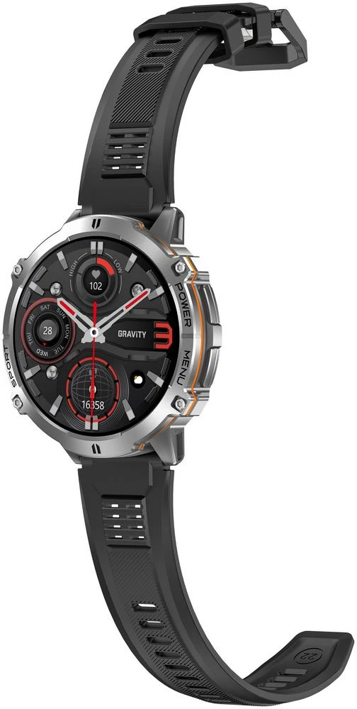 Išmanusis laikrodis MĘSKI GRAVITY GT42-3 - AMOLED, DODATKOWA BRANSOLETA (sg056c)