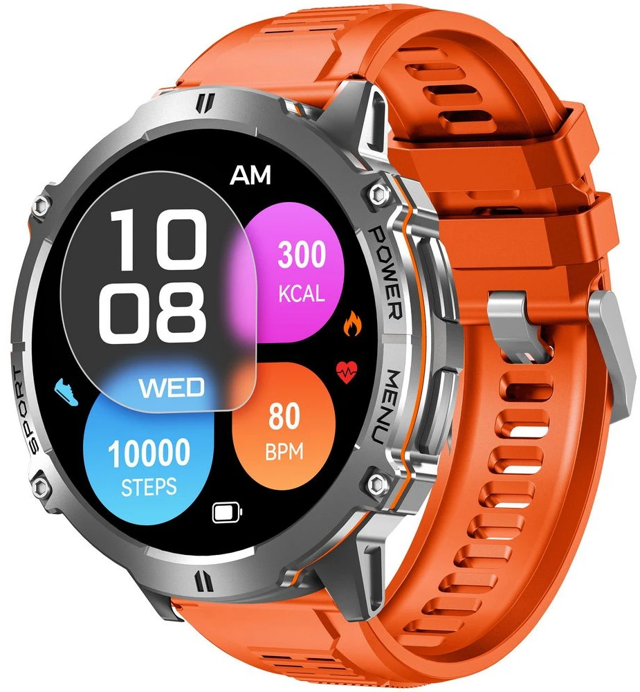 Išmanusis laikrodis MĘSKI GRAVITY GT42-4 - AMOLED, DODATKOWA BRANSOLETA (sg056d)