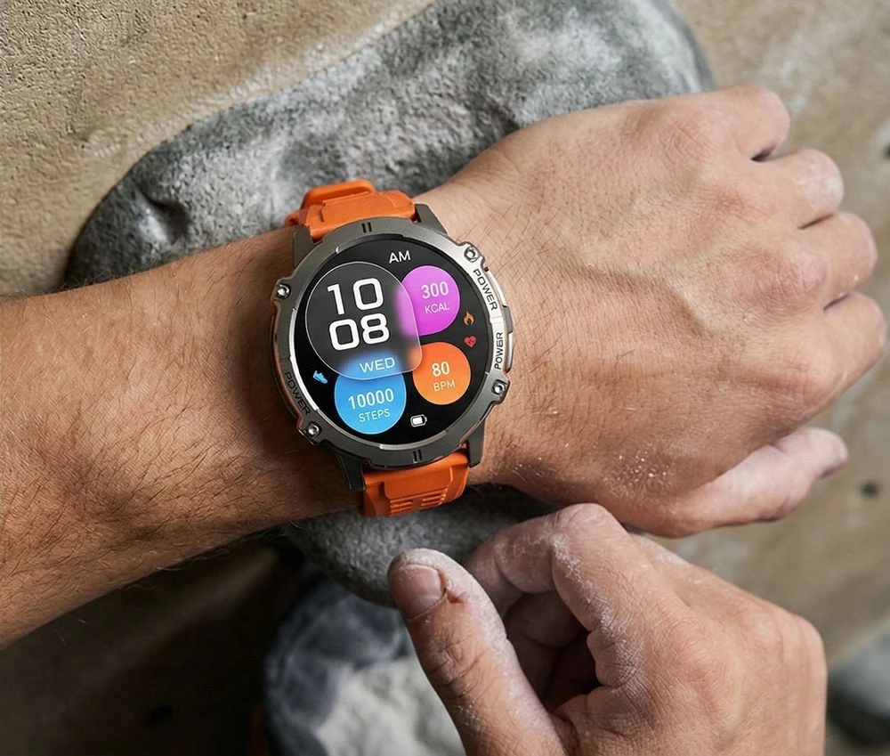 Išmanusis laikrodis MĘSKI GRAVITY GT42-4 - AMOLED, DODATKOWA BRANSOLETA (sg056d)