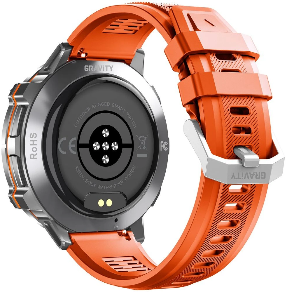 Išmanusis laikrodis MĘSKI GRAVITY GT42-4 - AMOLED, DODATKOWA BRANSOLETA (sg056d)