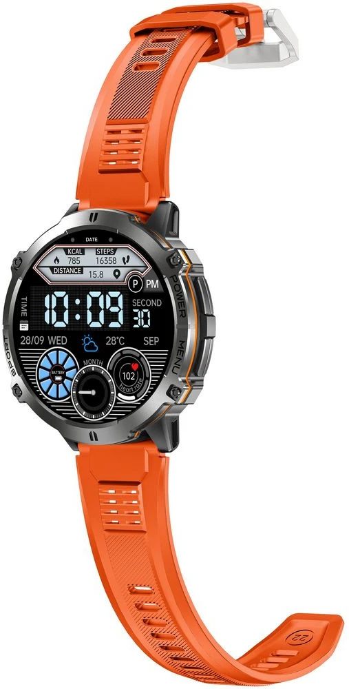 Išmanusis laikrodis MĘSKI GRAVITY GT42-5 - AMOLED, DODATKOWA BRANSOLETA (sg056e)