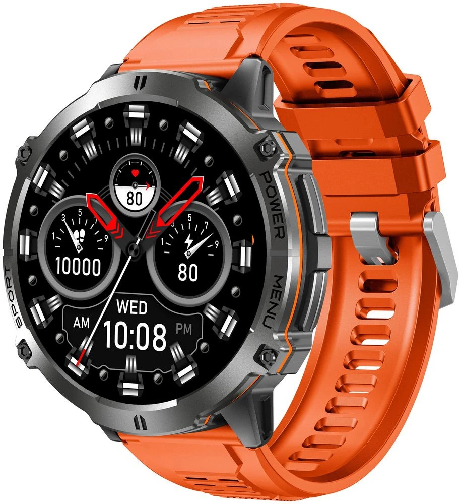 Išmanusis laikrodis MĘSKI GRAVITY GT42-5 - AMOLED, DODATKOWA BRANSOLETA (sg056e)