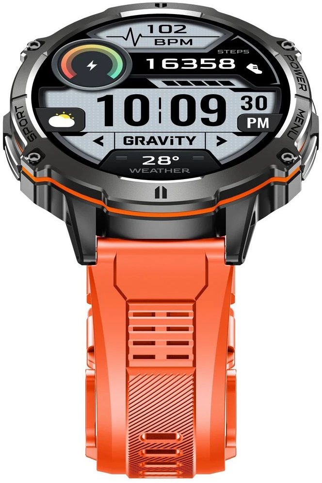 Išmanusis laikrodis MĘSKI GRAVITY GT42-5 - AMOLED, DODATKOWA BRANSOLETA (sg056e)