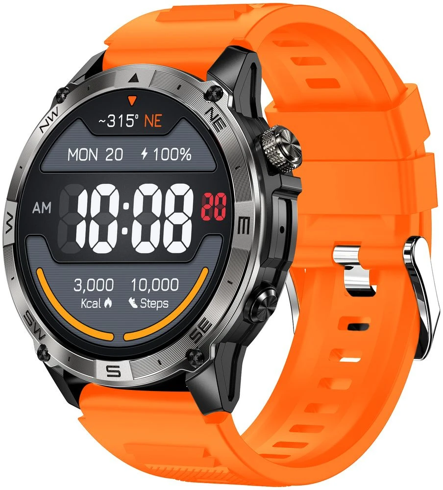 Išmanusis laikrodis MĘSKI GRAVITY GT46-4 - AMOLED, DODATKOWA BRANSOLETA (sg055d)