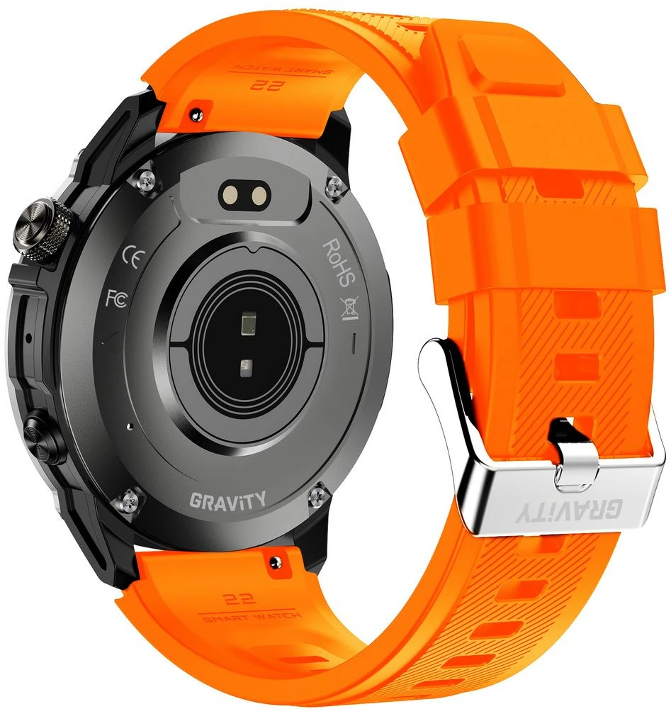 Išmanusis laikrodis MĘSKI GRAVITY GT46-4 - AMOLED, DODATKOWA BRANSOLETA (sg055d)