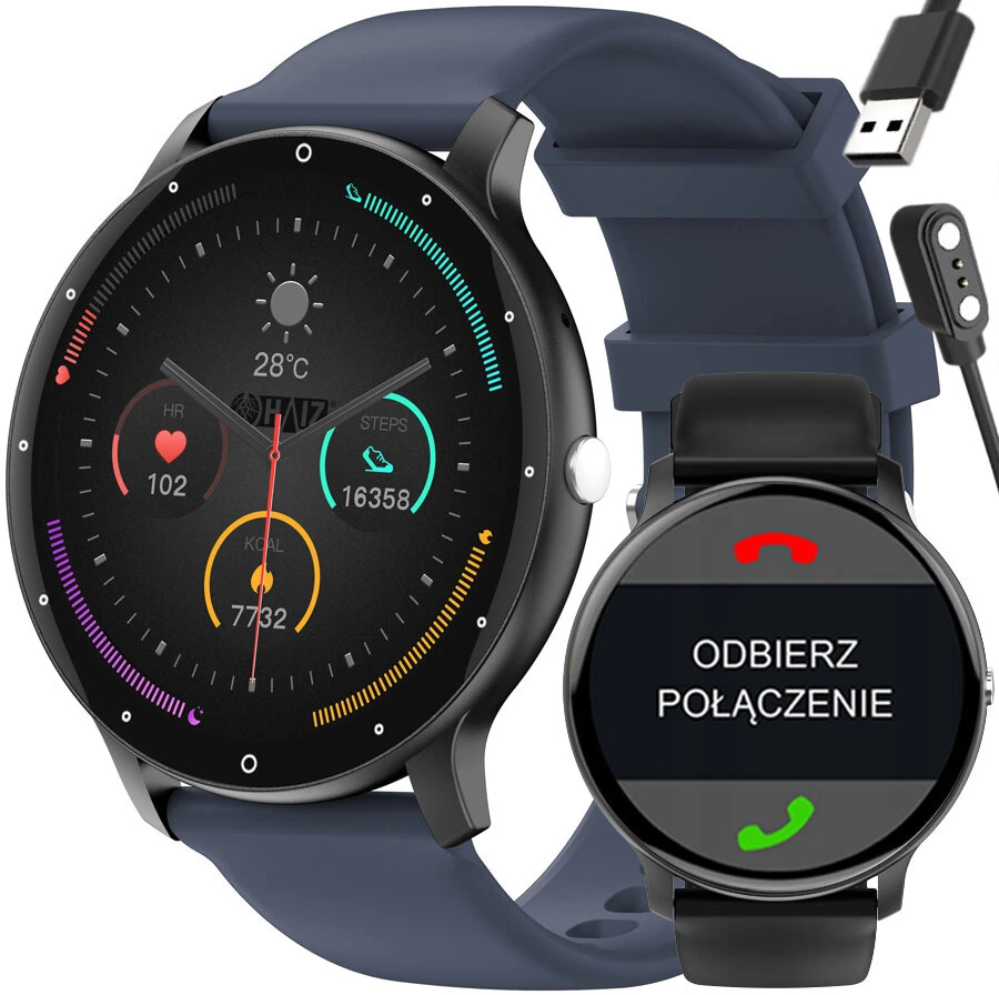 Išmanusis laikrodis UNISEX GRAVITY GT1-1 PRO - BLUETOOTH RYŠYS, PAPILDOMAS PRAŽAS (sg027a)