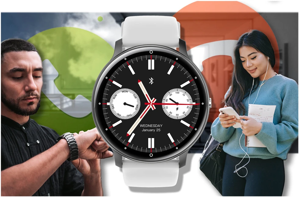 Išmanusis laikrodis UNISEX GRAVITY GT1-4 PRO - ROZMOWY BLUETOOTH, DODATKOWY PASEK (sg027d)