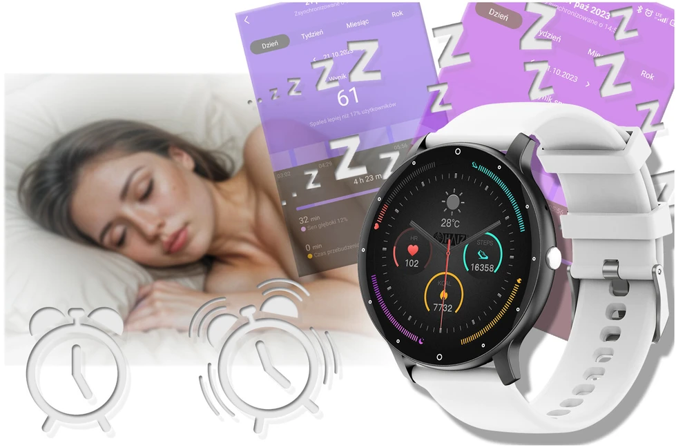 Išmanusis laikrodis UNISEX GRAVITY GT1-4 PRO - ROZMOWY BLUETOOTH, DODATKOWY PASEK (sg027d)