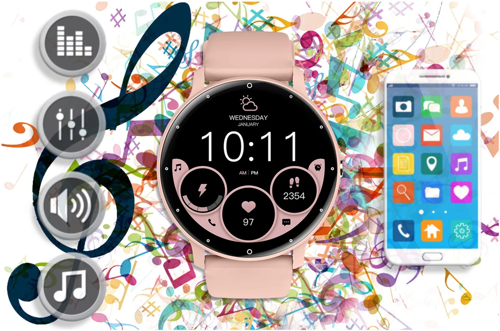Išmanusis laikrodis UNISEX GRAVITY GT1-5 PRO - BLUETOOTH CONNECTIONS, ADDITIONAL PASSAGE (sg027e)