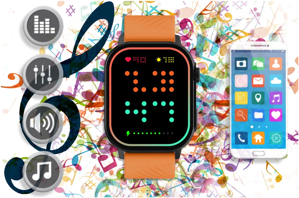 Išmanusis laikrodis UNISEX GRAVITY GT15-2 - BLUETOOTH CONNECTIONS, ADDITIONAL PASSAGE (sg029b)