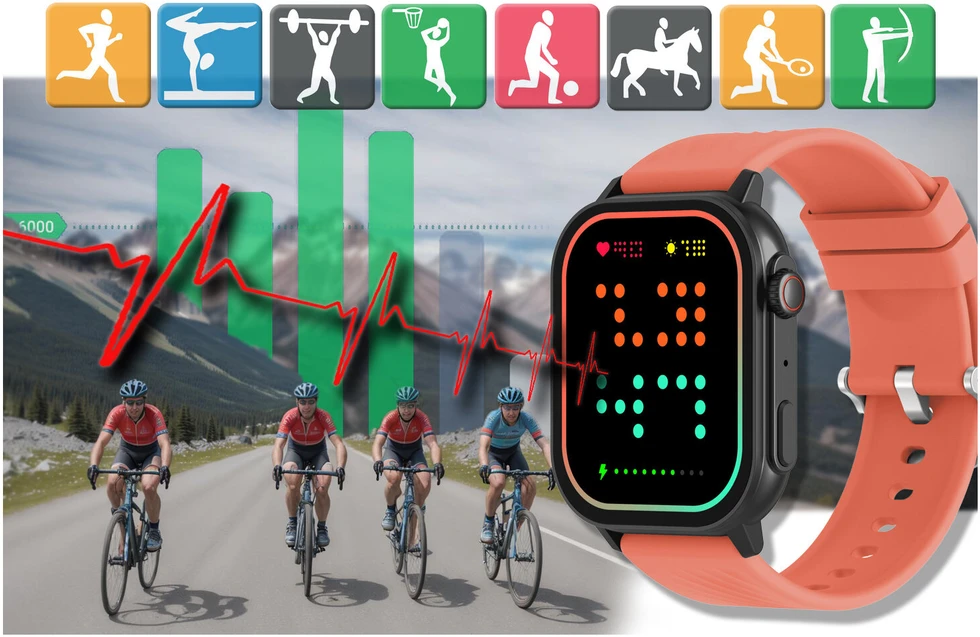 Išmanusis laikrodis UNISEX GRAVITY GT15-3 - BLUETOOTH CONNECTIONS, ADDITIONAL PASSAGE (sg029c)