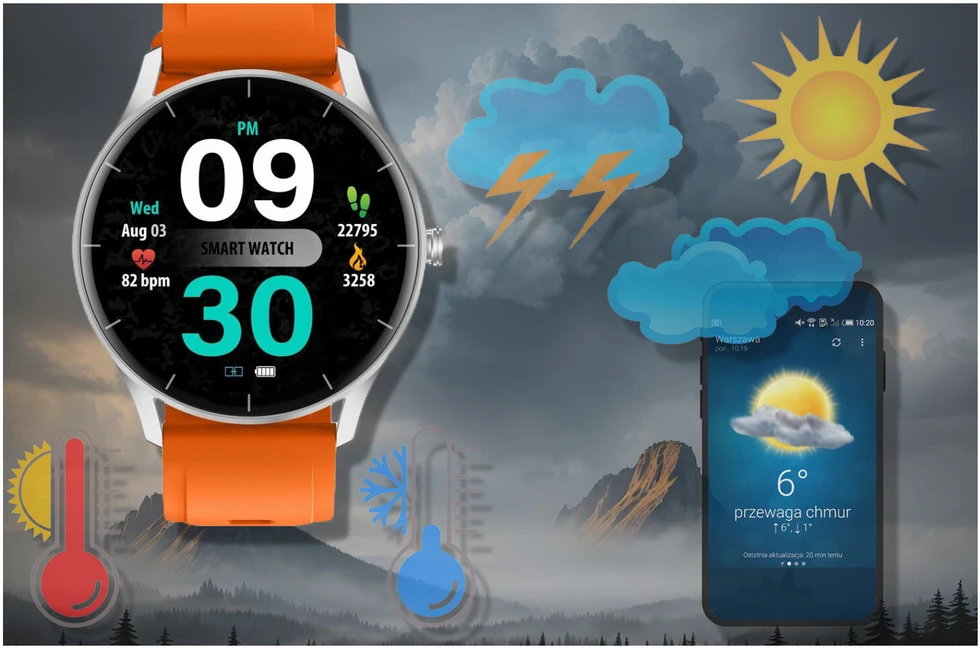 Išmanusis laikrodis unisex GRAVITY GT2-8 - BLUETOOTH, (sg019h)