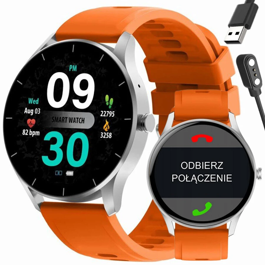 Išmanusis laikrodis unisex GRAVITY GT2-8 - BLUETOOTH, (sg019h)