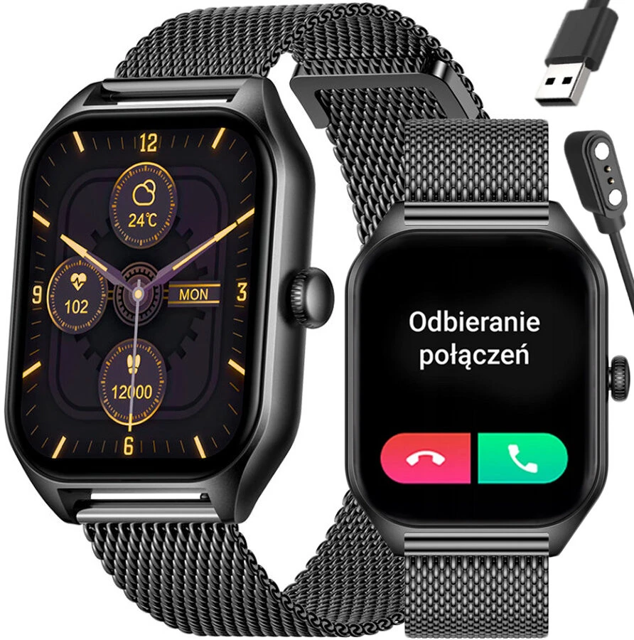 Išmanusis laikrodis Rubicon RNCF03, juoda