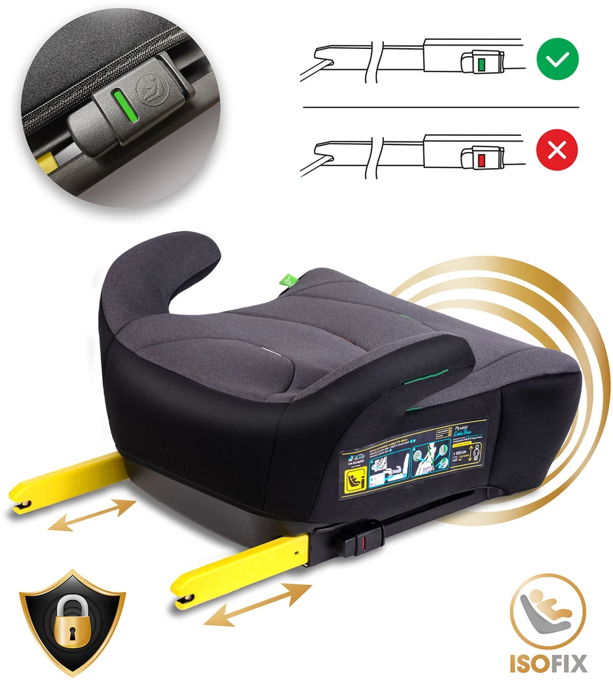 Automobilinė kėdutė, paaukštinimas Isofix 22–36 kg Louis Nukido 710201