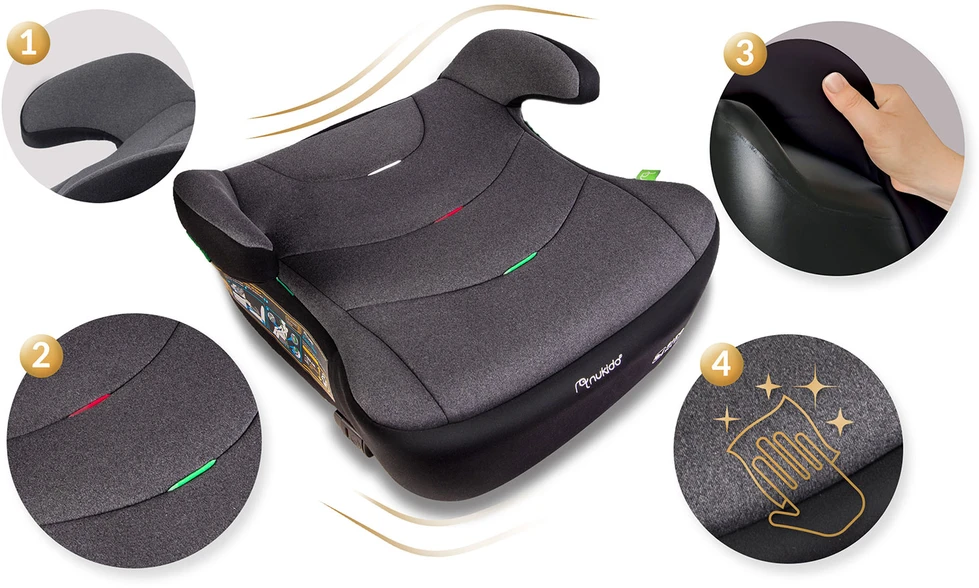 Automobilinė kėdutė, paaukštinimas Isofix 22–36 kg Louis Nukido 710201