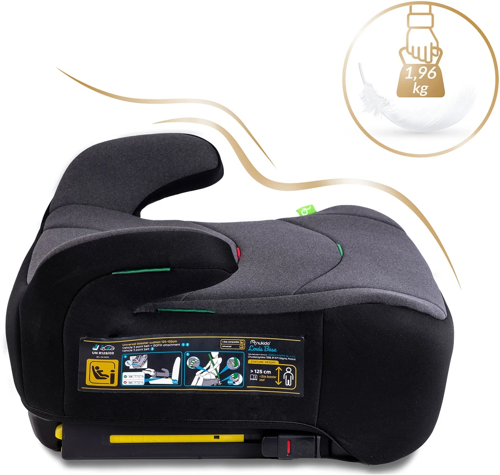 Automobilinė kėdutė, paaukštinimas Isofix 22–36 kg Louis Nukido 710201