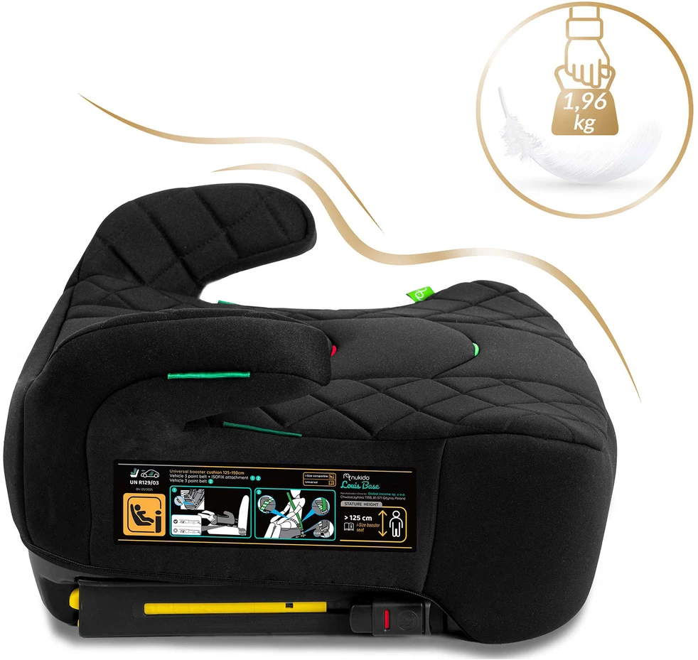 Automobilinė kėdutė, paaukštinimas Isofix 22–36 kg Louis Nukido 710200