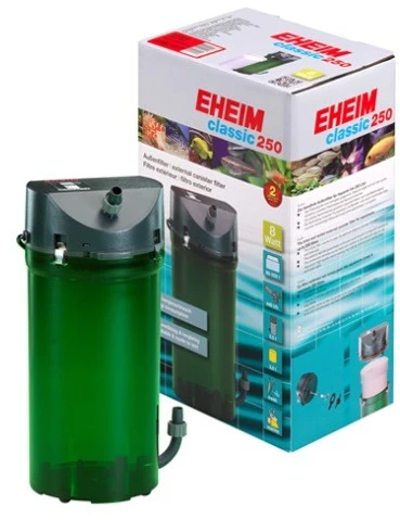 Išorinis akvariumo filtras EHEIM Classic 250, efektyvus vandens valymas
