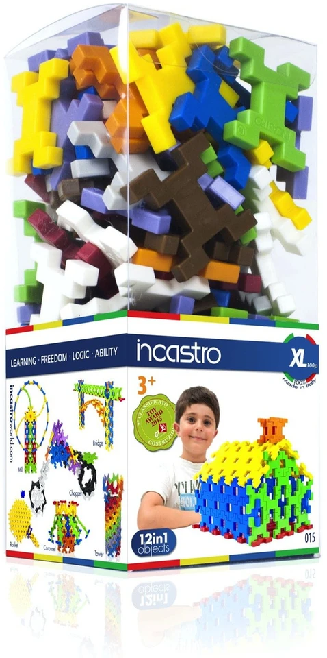 Italija Incastro rinkinys Cube XL, 100 vnt. (IN015)