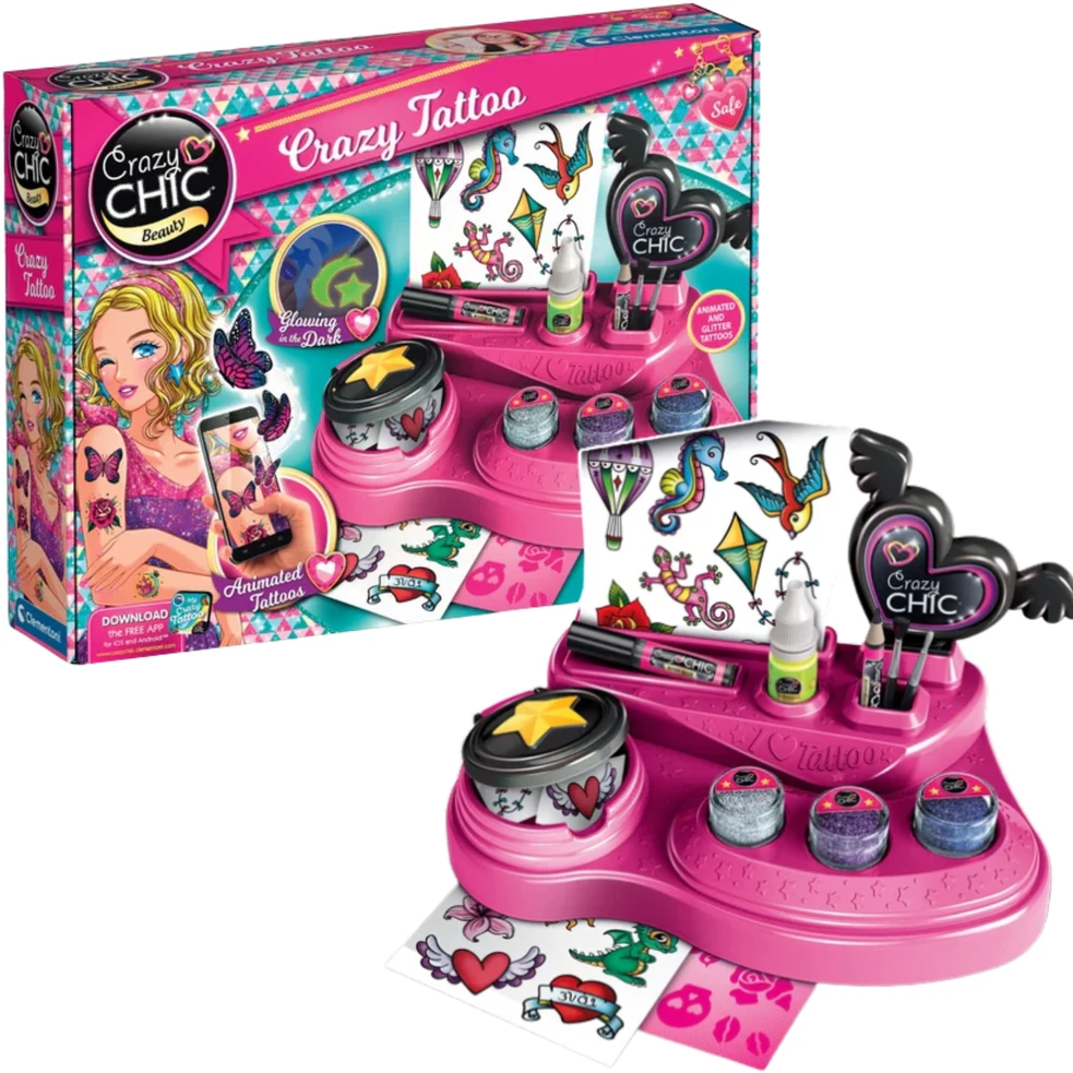 Clementoni Crazy Chic Crazy Tatuiruotės 18771