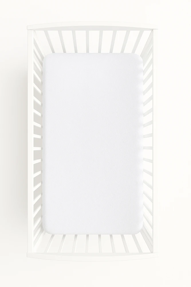 Frotinis paklodė 120x60 cm balta