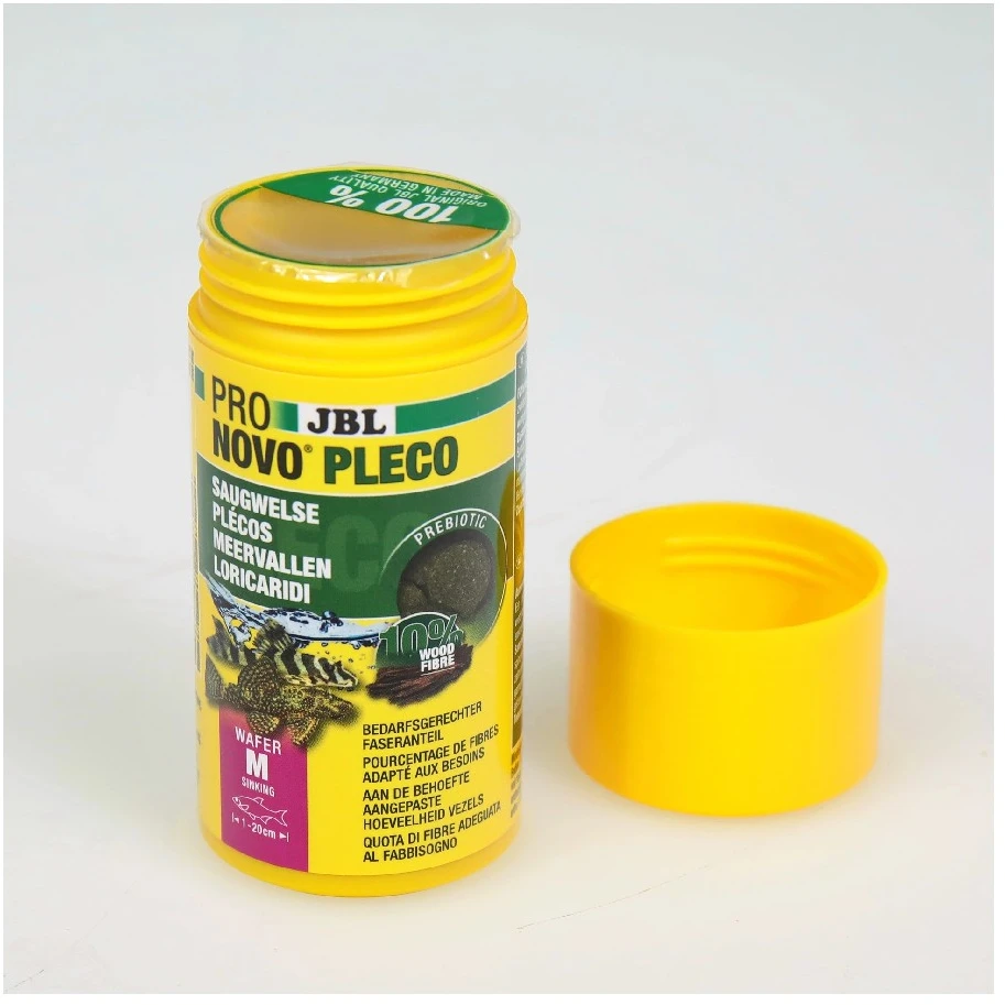 JBL Aqua JBL ProNovo Pleco wafers 100 ml akvariumo žuvims