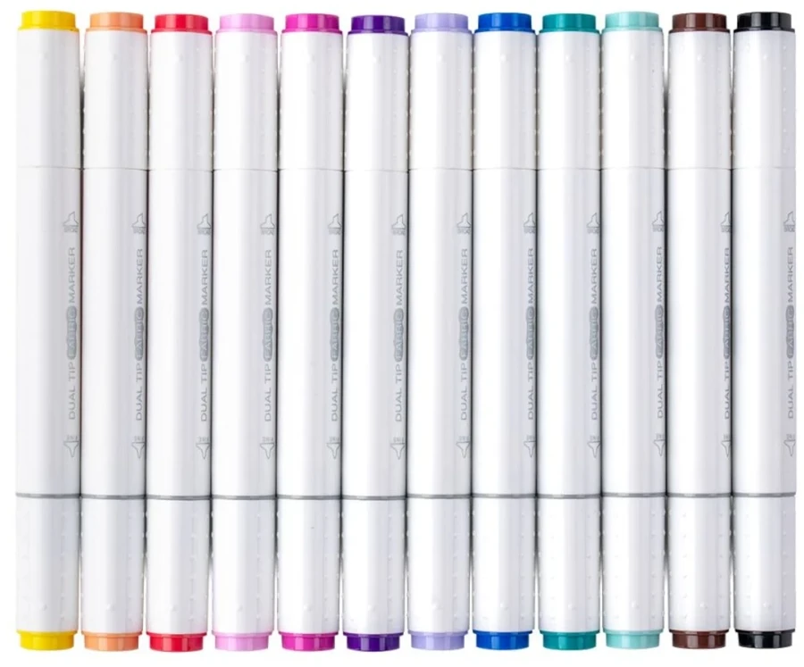 Purškiami tekstiliniai flomasteriai AIRBRUSH TEXTIL, Jolly, 12 sp.