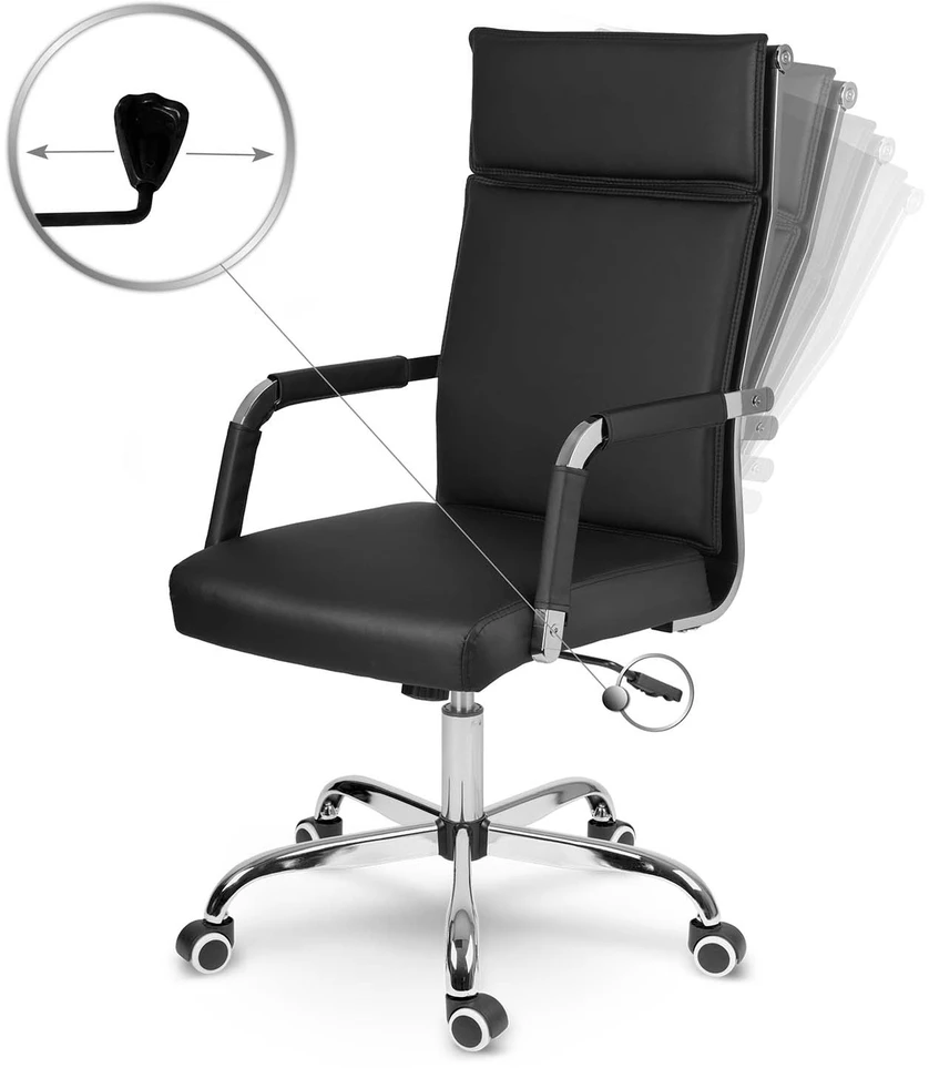 Sofotel Biuro kėdė, ergonomiško dizaino, su galvos atrama, juoda žaidimų kėdė, reguliuojamo aukščio, patogi stalo kėdė