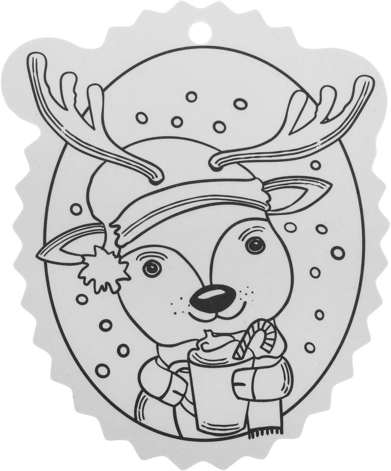 Jokomisiada Christmas medžio hangers coloring page
