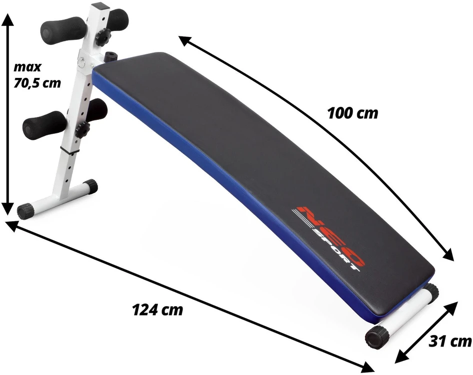 Neo-Sport NS-05 pasviręs mankštos suoliukas