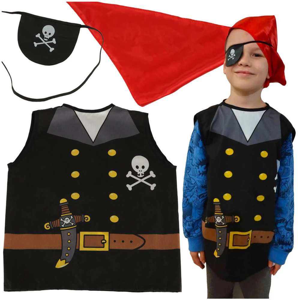 Piratų jūreivio karnavalinis kostiumas 3-8 metų amžiaus