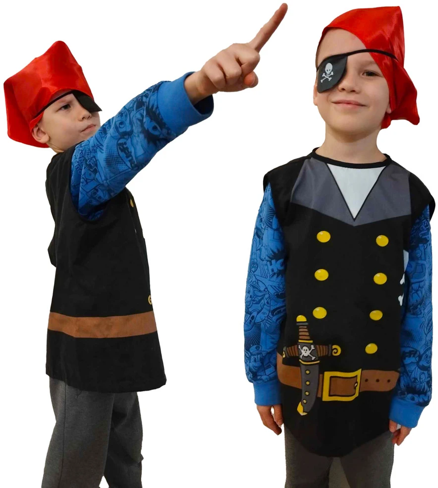 Piratų jūreivio karnavalinis kostiumas 3-8 metų amžiaus