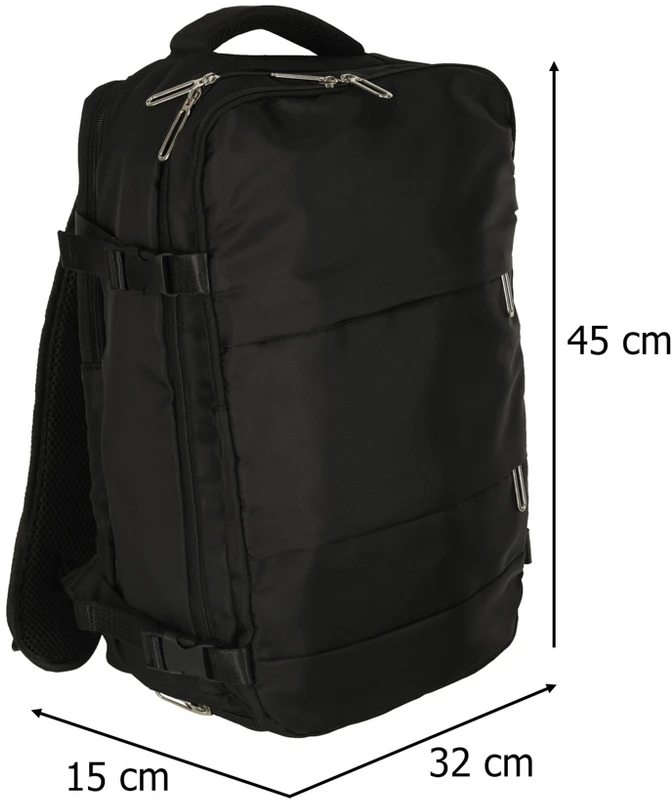 Ikonka Kuprinė kelioninis do samolotu bagaż podręczny kabinowy turistinis neperšlampamas 45x32cm