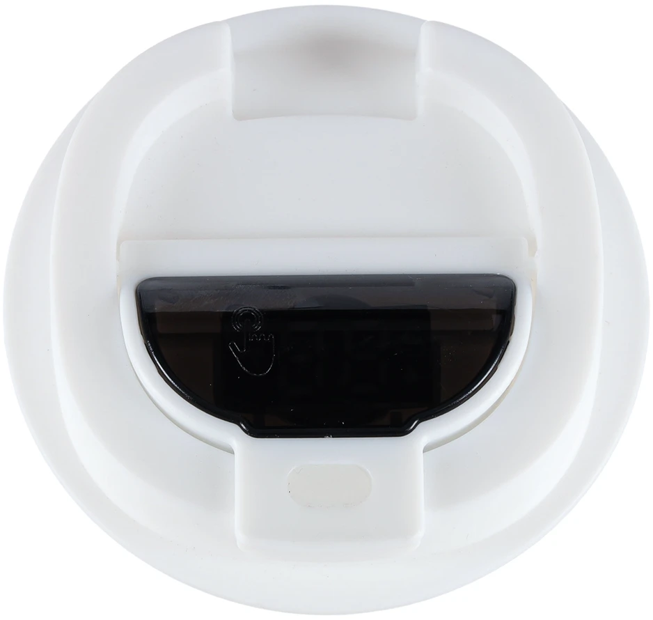 Roger LED kelioninis puodelis su kandikliu 500ml, baltas