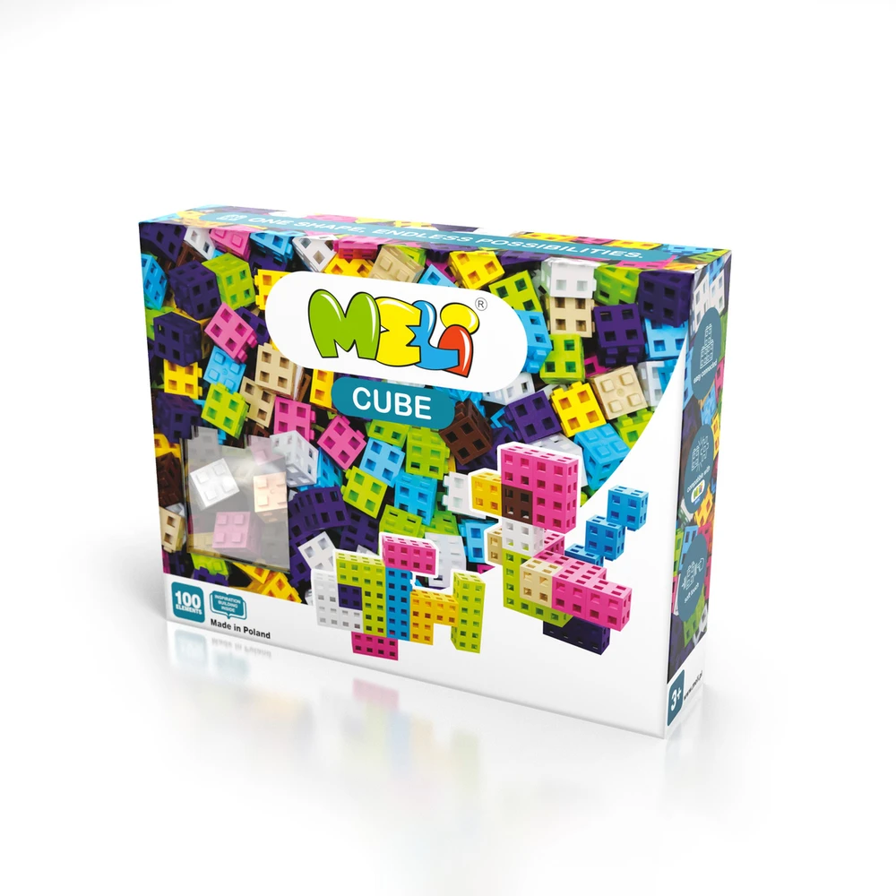 Colorful Cube Rožinė Meli Blocks 100 pieces ZA 5667