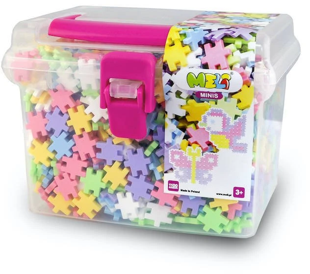 Kelioninis rinkinys Meli Minis Pastel 1100 el.