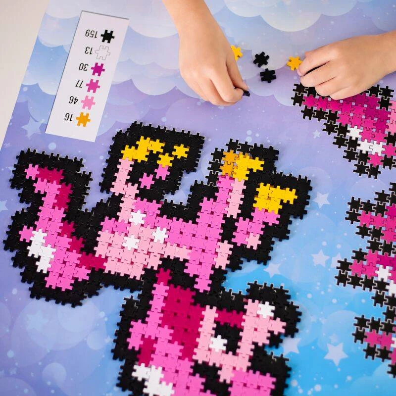 Konstruktorių rinkinys Meli Minis Pony 3in1 su 1000 dalių, vaikams nuo 3 metų, pastelinė