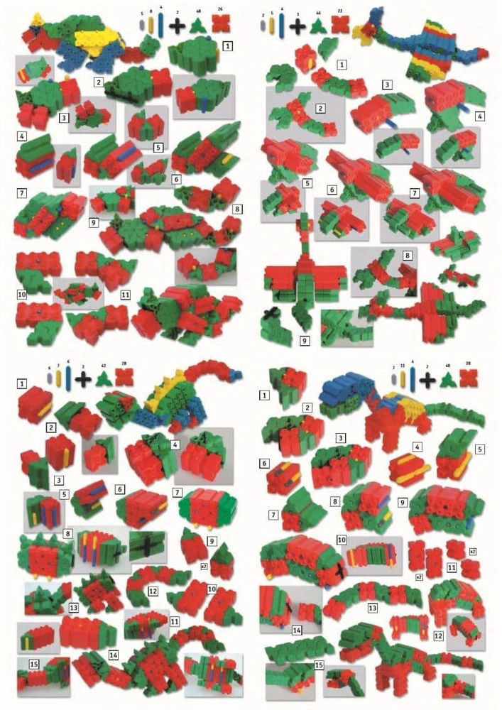 Konstruktorius Morphun Dinozaurai 100 el.