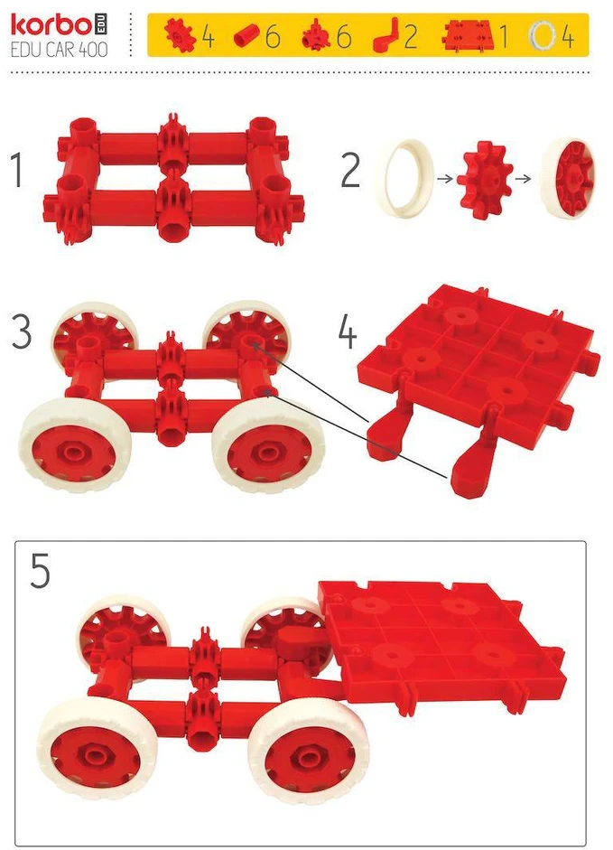 Konstruktorius Korbo EDU 430 el.