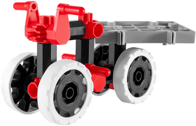 Korbo Edu Car 400 konstruktorius vaikams nuo 4 metų, mokantis mechanikos ir eismo taisyklių