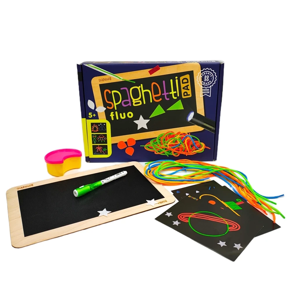 Interaktyvus Korbo Spaghetti Fluo rinkinys