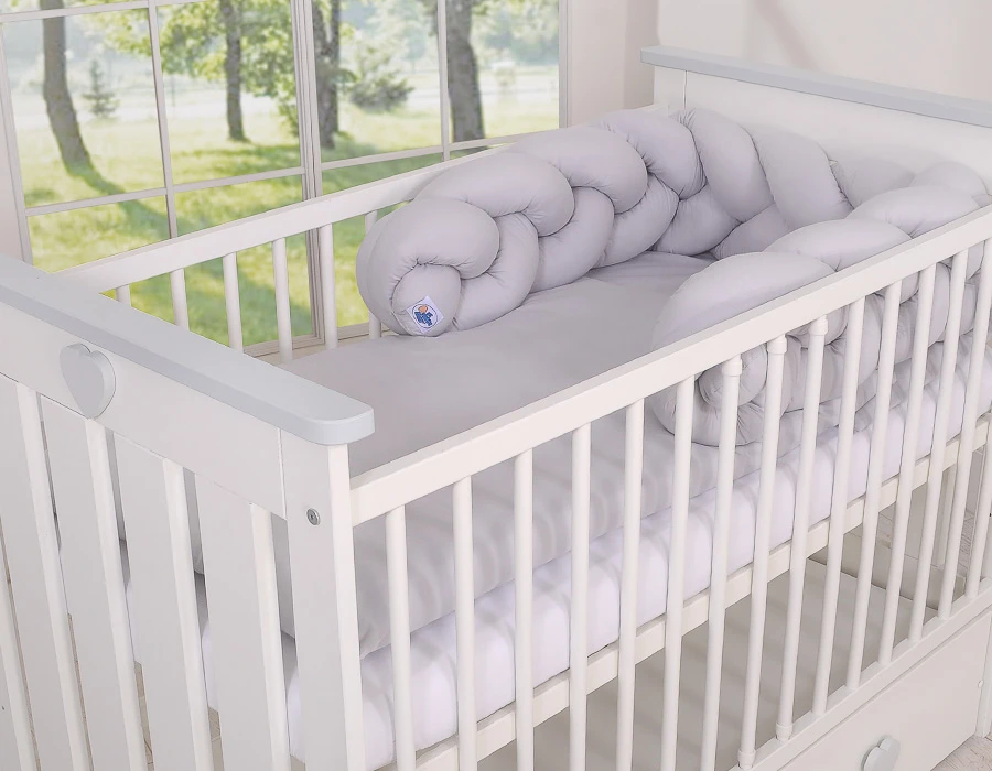 My Sweet Baby Apsauginė pynė kūdikiui – pilka