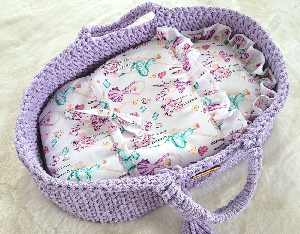 My Sweet Baby Kūdikio vystymo antklodė – alyvinės balerinos